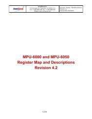 MPU-6000 and MPU-6050 Register Map and ... - InvenSense