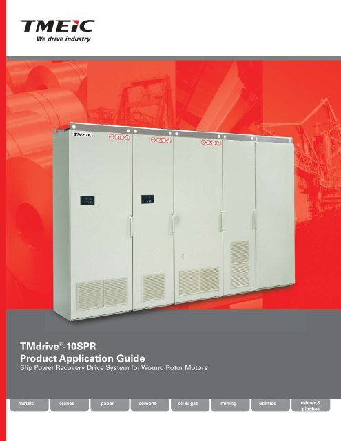 Download the TMdrive-10 SPR Product Application Guide - Tmeic.com