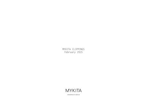 MYKITA CLIPPINGS February 2015