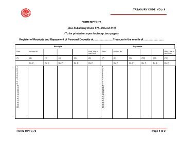 II FORM MPTC 73 Page 1 of 2 FORM MPTC 73 - Mptreasury.org