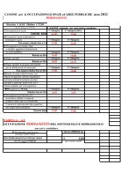 COSAP DEL. G.C. 249-2012 - Comune di Nocera Inferiore