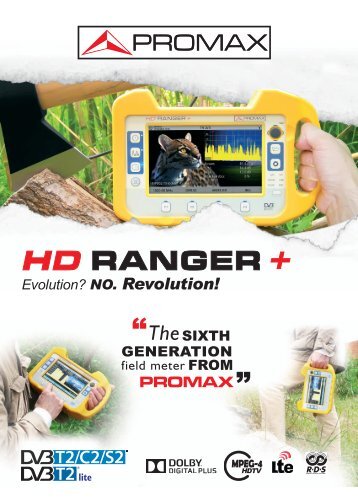 High definition TV analyser - HD RANGER+ - Promax