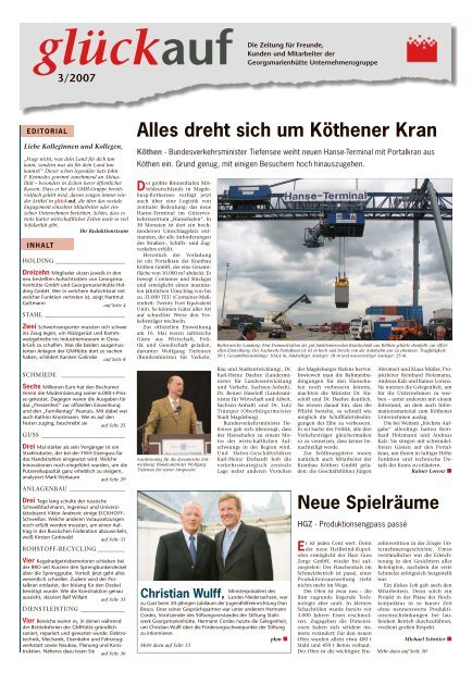 Alles dreht sich um Köthener Kran - Windhoff Bahn