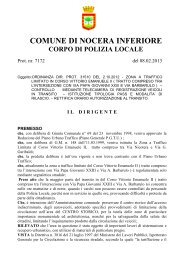 Ordinanza Z.T.L. Corso vittorio emanuele- rettifica doc - Comune di ...