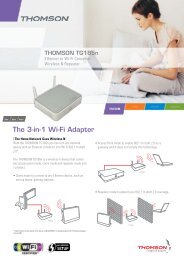 THOMSON TG185n - WiFi Shop