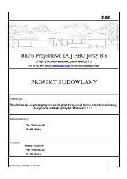 PROJEKT BUDOWLANY - Powiat NiÅ¼aÅski