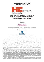 Kopia Prospekt emisyjny HTL-Strefa - internet.indd - Millennium DM