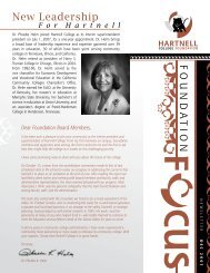 December 2007 Foundation Focus Newsletter - Hartnell College!!