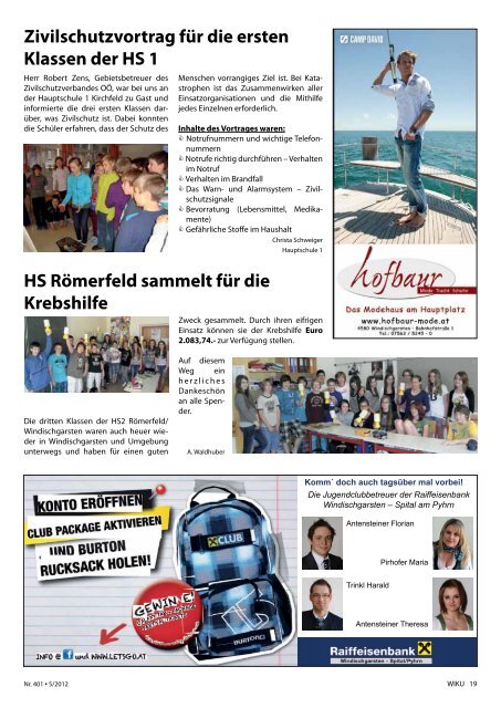 WINDISCHGARSTNER KURIER - WIKU-Homepage