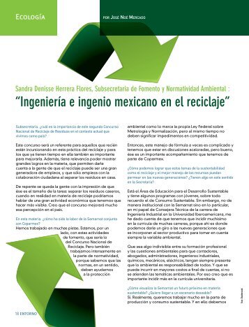 Ecología: Ingeniería e ingenio mexicano en el reciclaje - Coparmex
