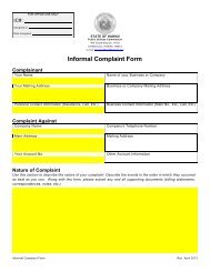 Informal Complaint Form - Public Utilities Commission - Hawaii.gov