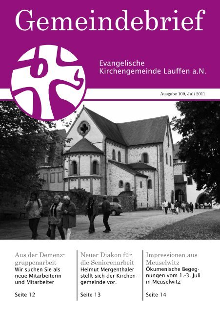 Gemeindebrief - Ev. Kirchengemeinde Lauffen