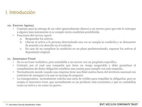 Presentation to XYZ Company - La Fiduciaria