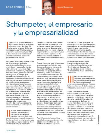 Schumpeter, el empresario y la empresarialidad - Coparmex
