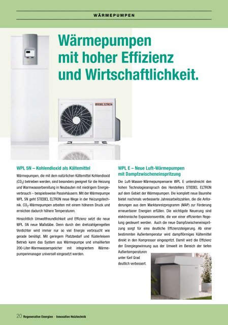 Regenerative Energien innovativE HEiztEcHnik - Will - Bau und Bad