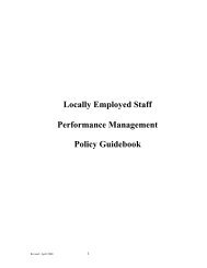 LE Staff Perf Mgmt Policy Guidebook - ICASS