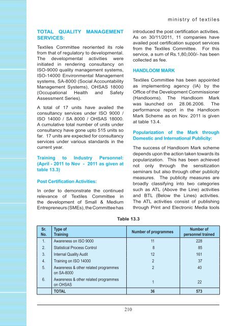 chapter viii wool & wollen textiles industry - Ministry of Textiles