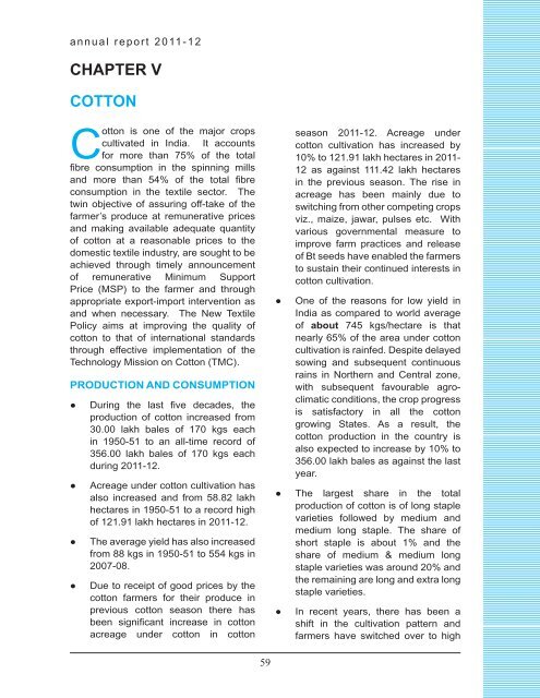 chapter viii wool & wollen textiles industry - Ministry of Textiles