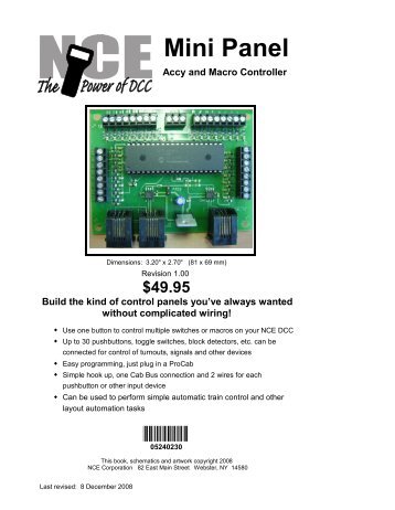 Mini Panel - NCE