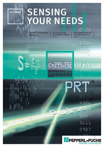 SENSING YOUR NEEDS 02/2009 - Pepperl+Fuchs