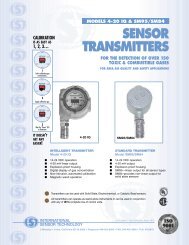 Sensor Transmitters (PDF) - International Sensor Technology
