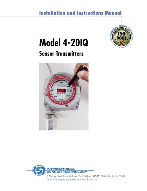 4-20 IQ - International Sensor Technology