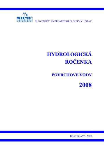 HydrologickÃ¡ roÄenka povrchovÃ½ch vÃ´d 2008 - SHMÃ