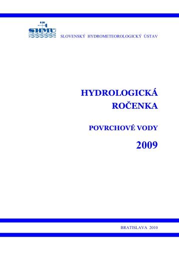 HydrologickÃ¡ roÄenka povrchovÃ½ch vÃ´d 2009 - SHMÃ
