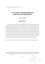 A Case Study of Reading Diagnosis, Instruction and Remediation