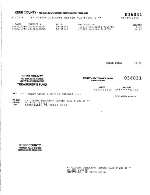 CHECKS 36031-36053.pdf - Kerr County CHECKS 36031-36053.pdf - Kerr County