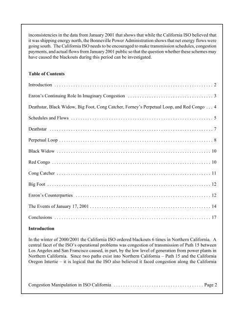 Congestion Manipulation - McCullough Research