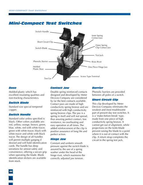 COMPACT Test Switches Fro