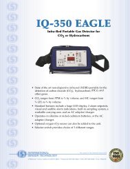 Portable IQ-350 Eagle - International Sensor Technology
