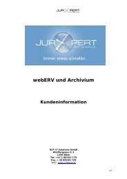 jurXpert Kundeninformation webERV_2007-04-02