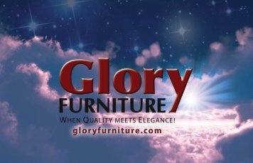 GLORY FURNITURE 2015 CATALOG