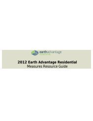 EA New Homes Measures Guide - Earth Advantage