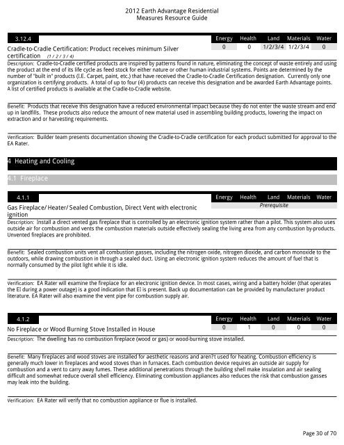 EA New Homes Measures Guide - Earth Advantage