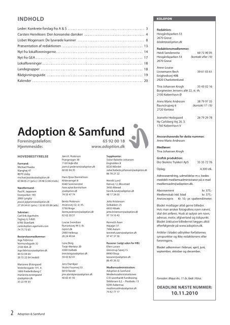 Adoption & Samfund - Adoption og Samfund