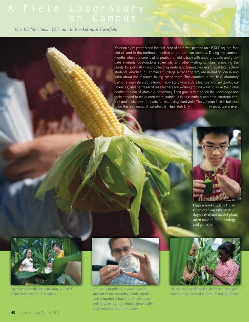 Spring 2011 Issue - Lehman College