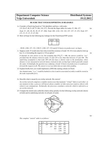 Department Computer Science Distributed Systems Vrije Universiteit ...