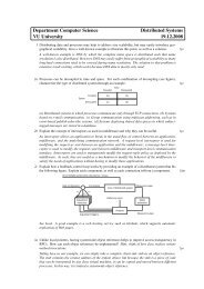 Department Computer Science Distributed Systems VU University ...