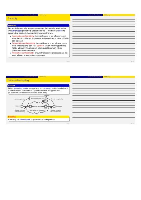 Distributed Coordination-Based Systems Contents Coordination ...