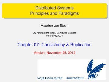 Distributed Systems Principles and Paradigms - Maarten van Steen