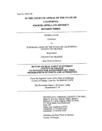 in the court of appeal of the state of california fourth appellate district ...