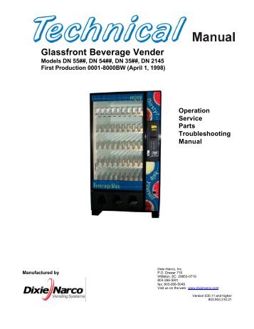 Glassfront Beverage Vender - Vending World