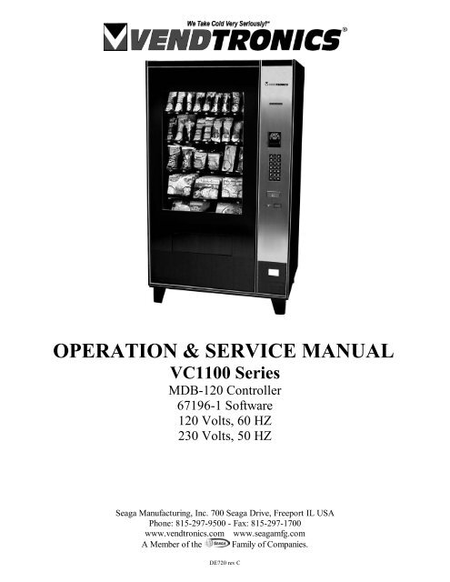 OPERATION & SERVICE MANUAL - Vending World