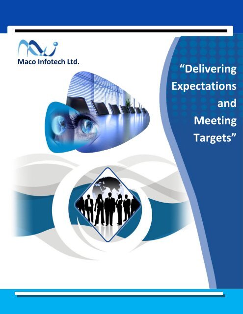 “Delivering Expectations and Meeting Targets”