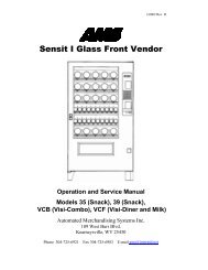 Model Sensit I - Vending World