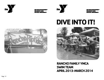 Swim Team Manual - Rancho Family YMCA - YMCA of San Diego ...