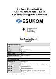 ESUKOM Best Practice Report